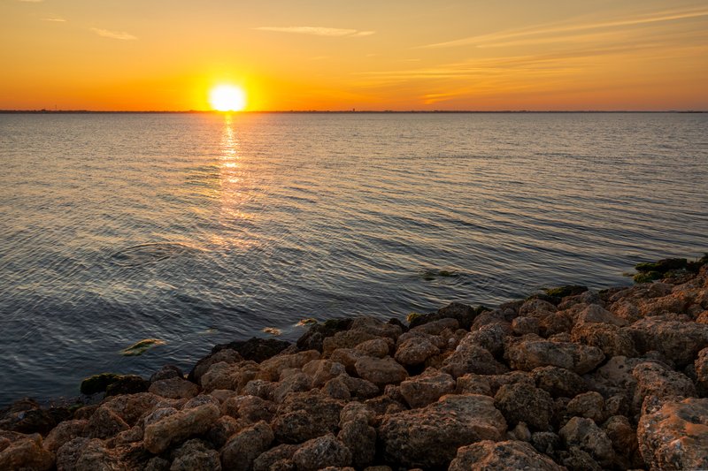Sunset on The Rocks