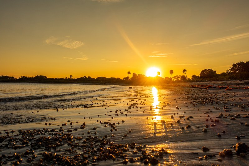Sunset in Sebastian